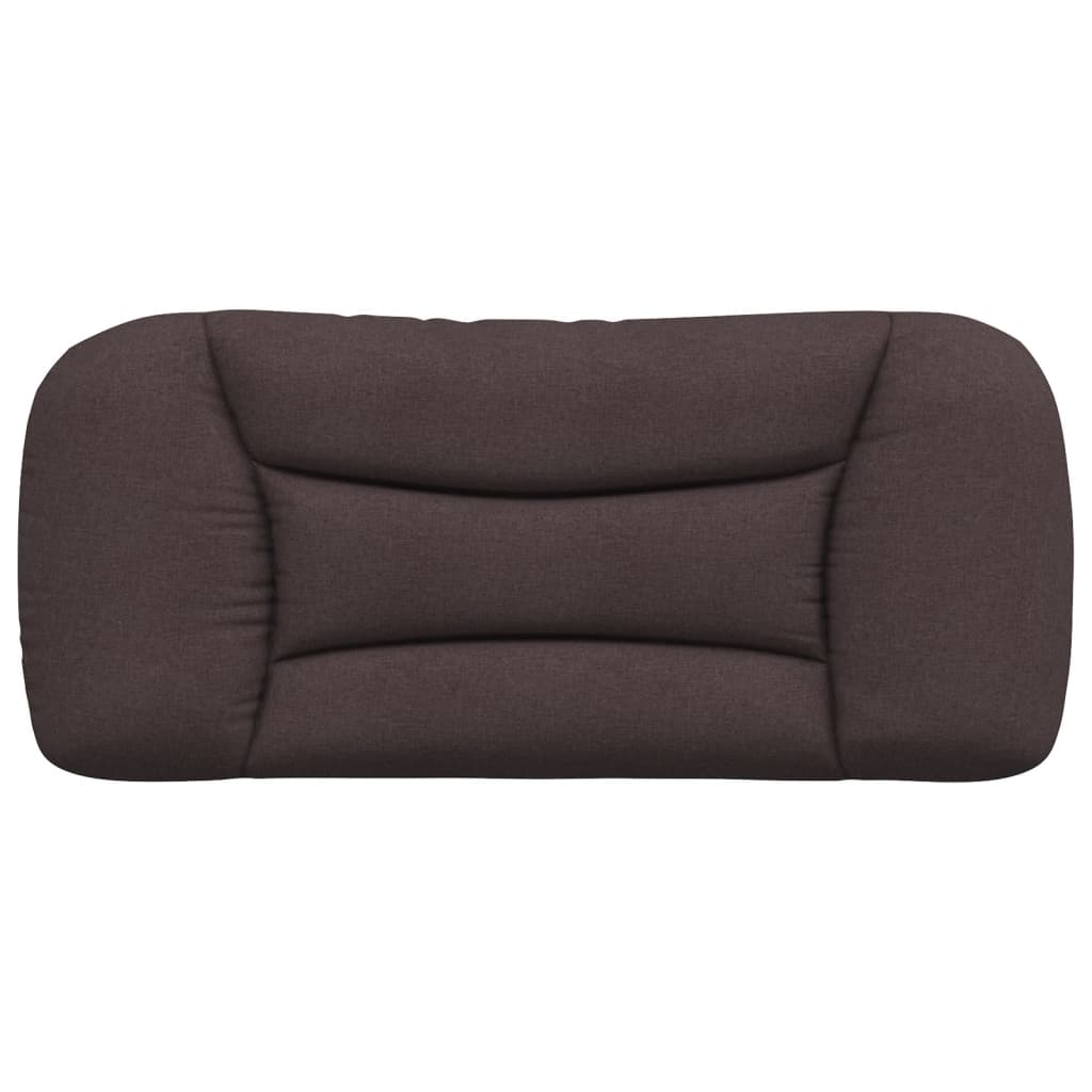 Polštář Na Čelo Postele Hvar Tmavě Hnědý Textil