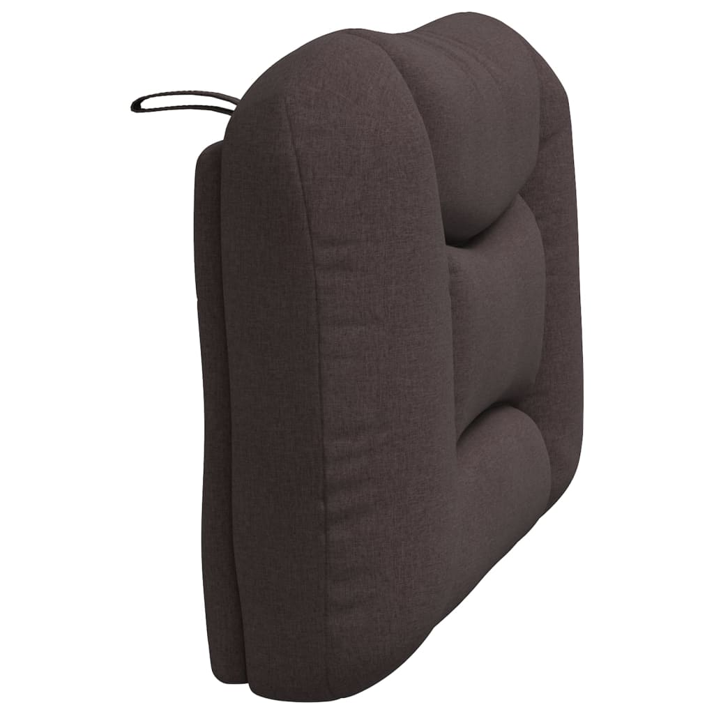 Polštář Na Čelo Postele Hvar Tmavě Hnědý Textil