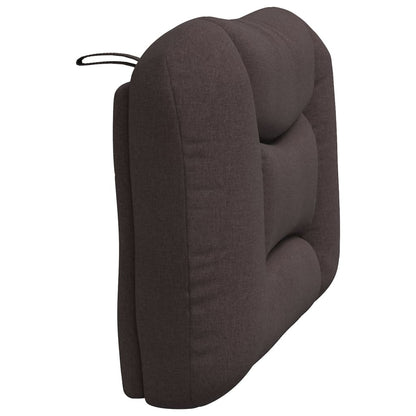 Polštář Na Čelo Postele Hvar Tmavě Hnědý Textil