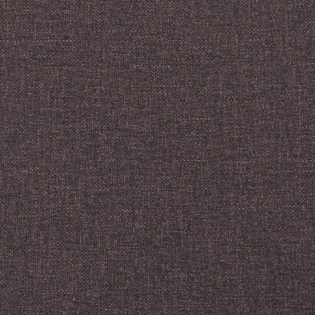 Polštář Na Čelo Postele Hvar Tmavě Hnědý Textil