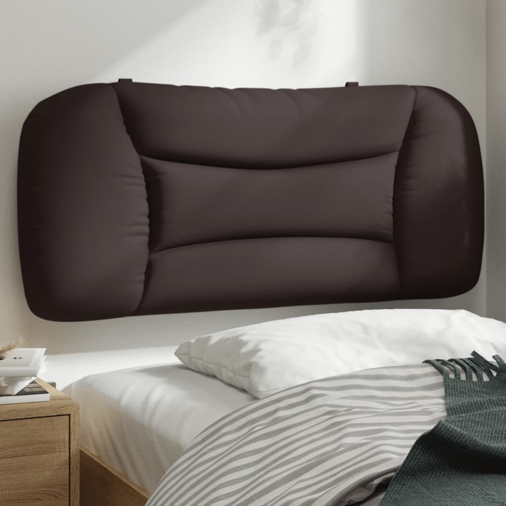 Polštář Na Čelo Postele Hvar Tmavě Hnědý Textil