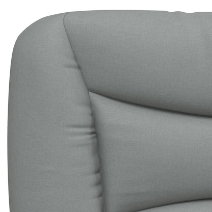 Polštář Na Čelo Postele Hvar Světle Šedý 183 Cm Textil