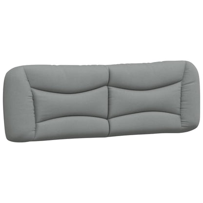 Polštář Na Čelo Postele Hvar Světle Šedý 152 Cm Textil