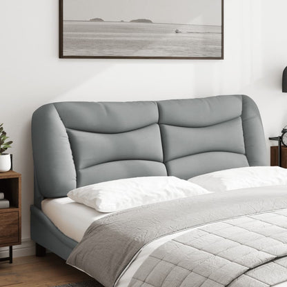 Polštář Na Čelo Postele Hvar Světle Šedý 152 Cm Textil