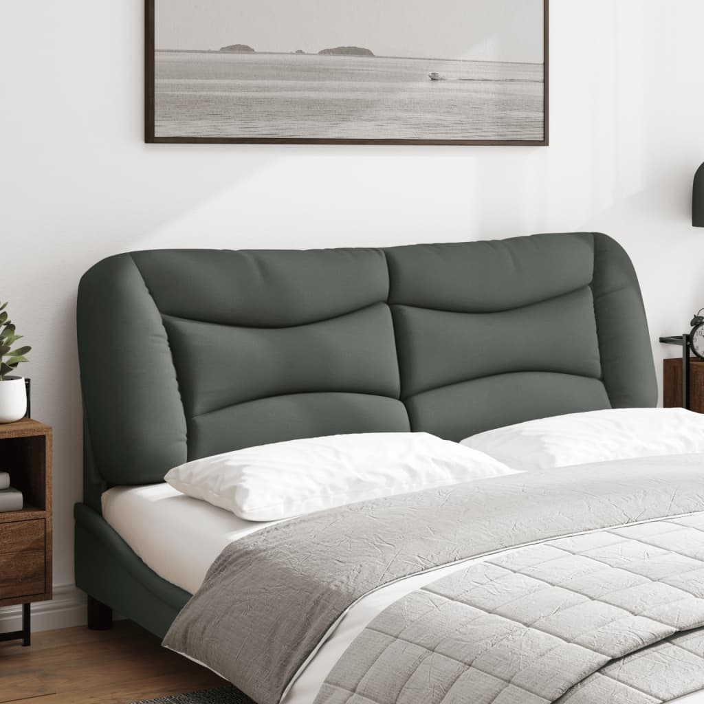 Polštář Na Čelo Postele Hvar Tmavě Šedý 152 Cm Textil