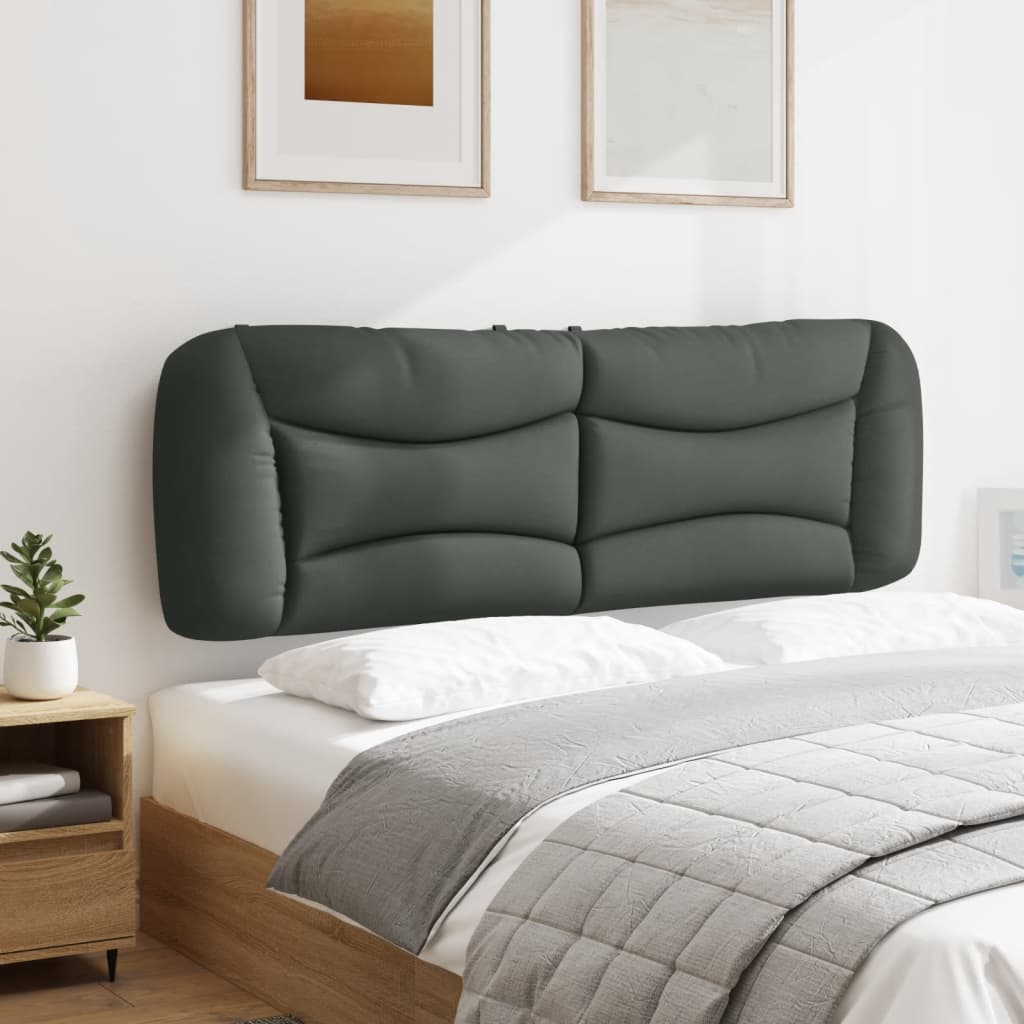 Polštář Na Čelo Postele Hvar Tmavě Šedý 152 Cm Textil