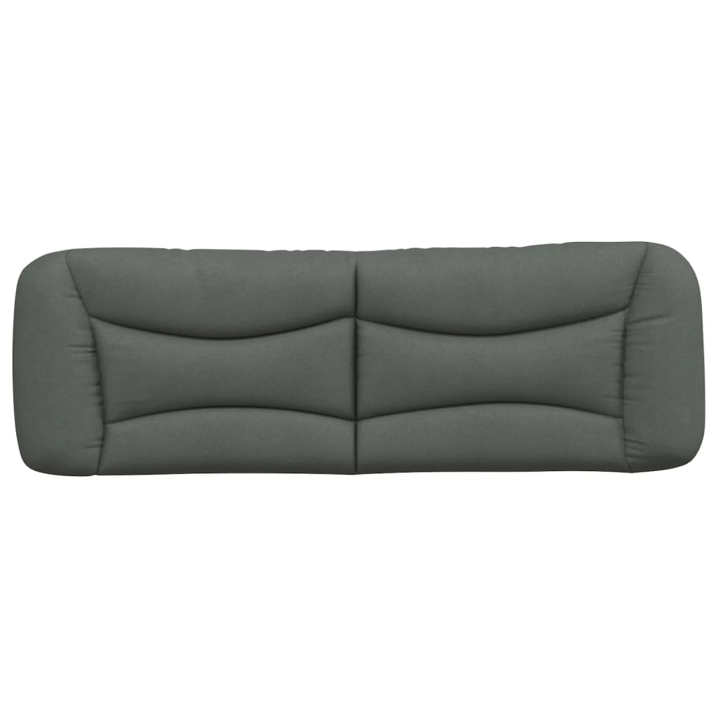 Polštář Na Čelo Postele Hvar Tmavě Šedý 152 Cm Textil