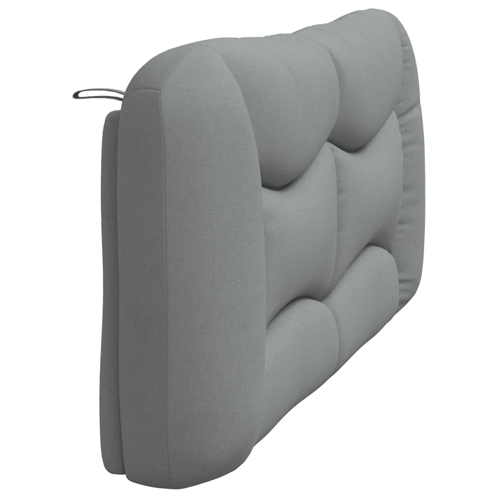 Polštář Na Čelo Postele Hvar Světle Šedý 193 Cm Textil