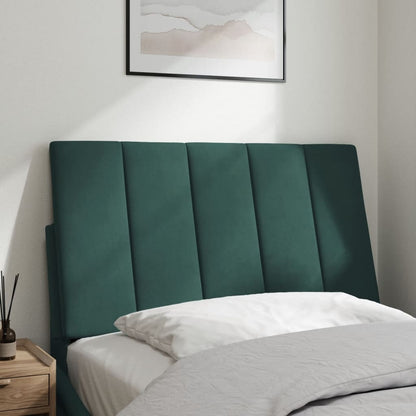 Polštář Na Čelo Postele Hanko Tmavě Zelený 80 Cm Samet