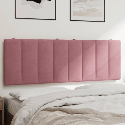 Polštář Na Čelo Postele Hanko Růžový 140 Cm Samet