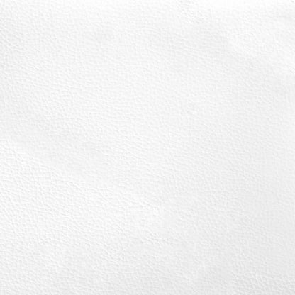 Polštář Na Čelo Postele Bílý Umělá Kůže