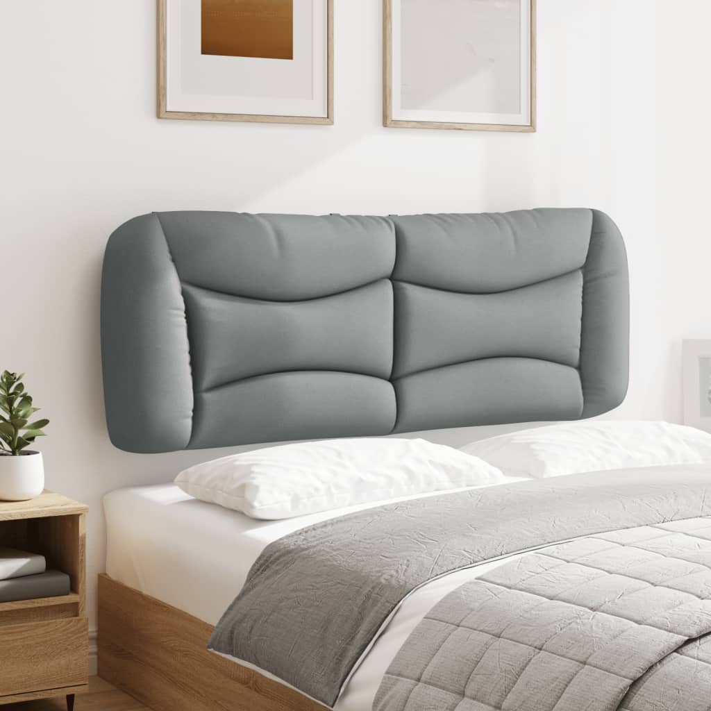 Polštář Na Čelo Postele Hvar Světle Šedý 137 Cm Textil