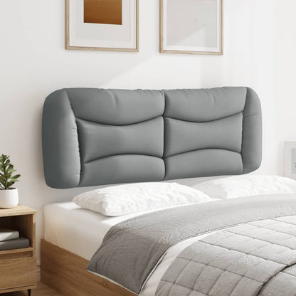 Polštář Na Čelo Postele Hvar Světle Šedý 137 Cm Textil