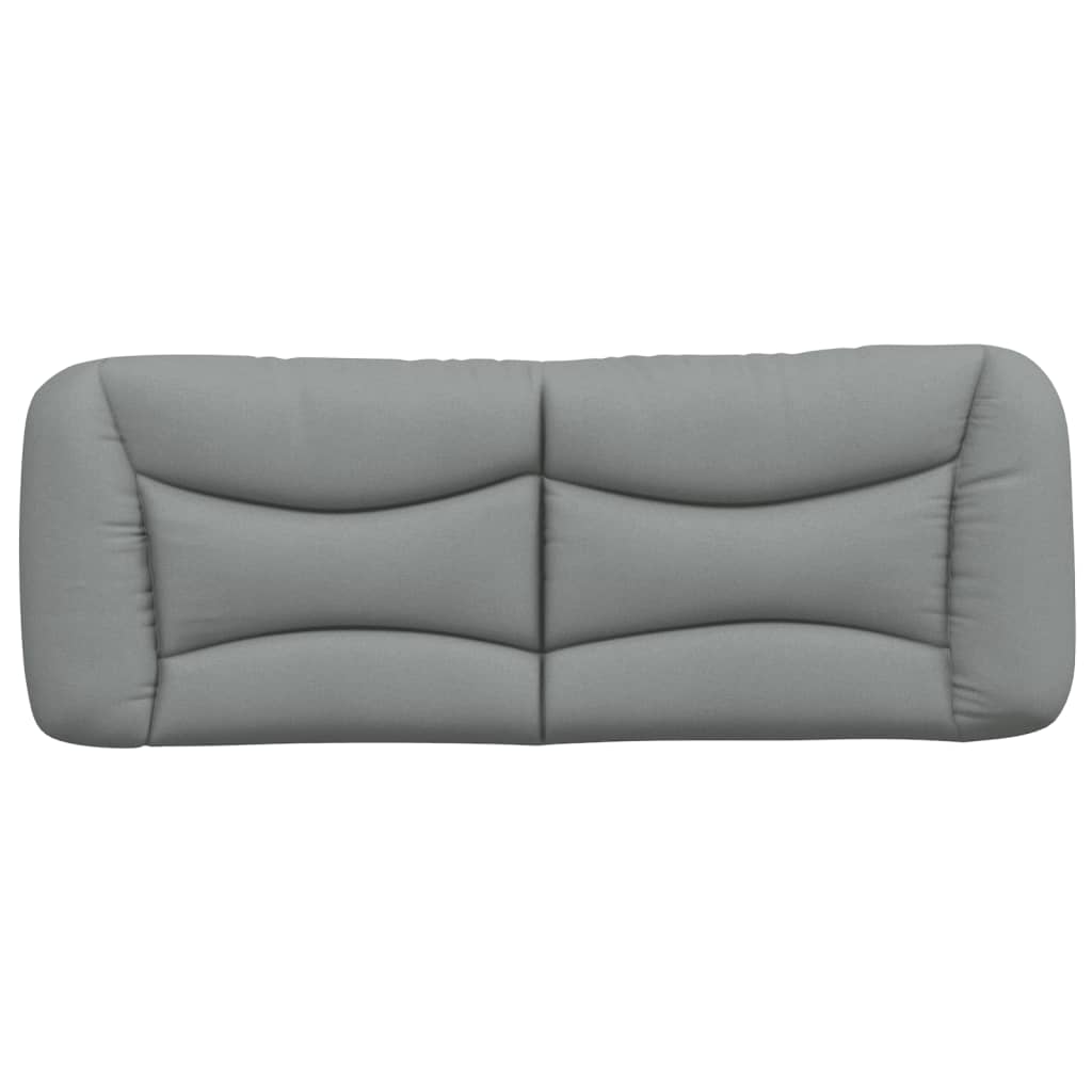 Polštář Na Čelo Postele Hvar Světle Šedý 137 Cm Textil