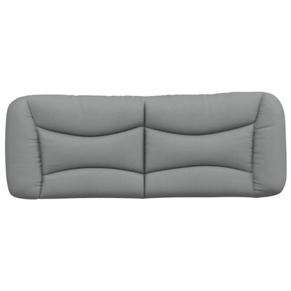 Polštář Na Čelo Postele Hvar Světle Šedý 137 Cm Textil