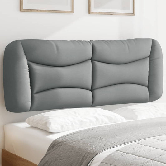 Polštář Na Čelo Postele Hvar Světle Šedý 137 Cm Textil