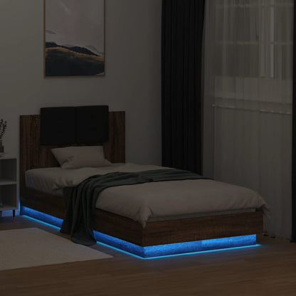 Rám Postele S Čelem A Led Osvětlením