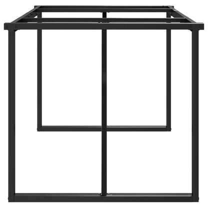 Nohy K Jídelnímu Stolu O Rám 160 X 80 X 73 Cm Litina Černá
