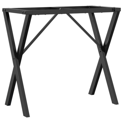 Nohy K Jídelnímu Stolu X Rám 80 X 40 X 73 Cm Ocel