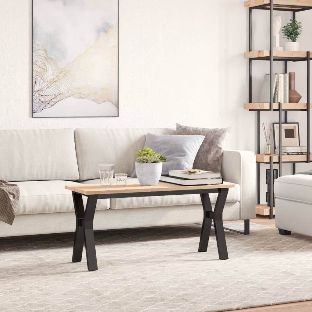 Nohy Ke Konferenčnímu Stolu Y Rám 90 X 30 X 43 Cm Litina Černá