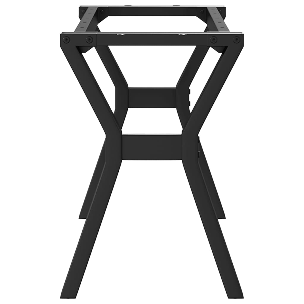 Nohy Ke Konferenčnímu Stolu Y Rám 90 X 30 X 43 Cm Litina Černá