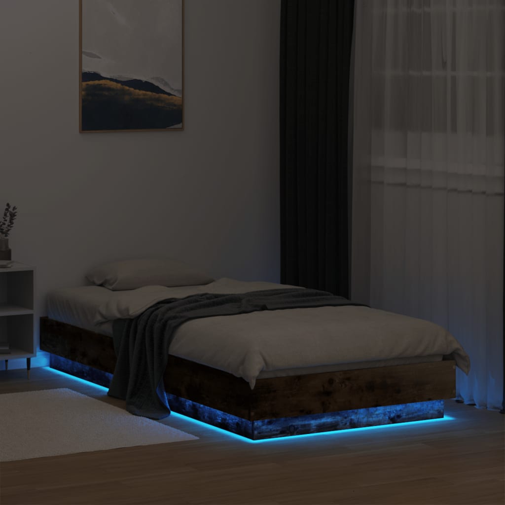 Rám Postele S Led Osvětlením