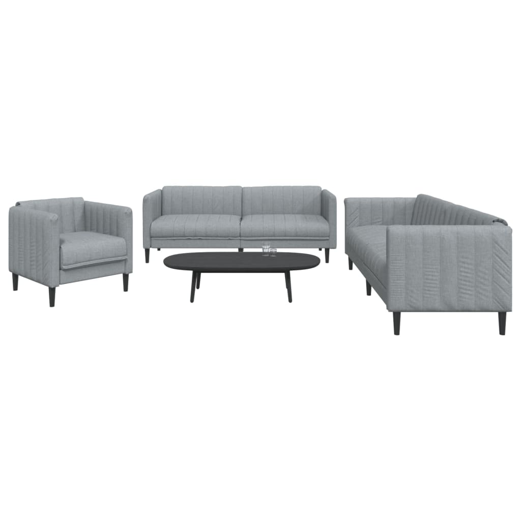 3Dílná Sedací Souprava Textil