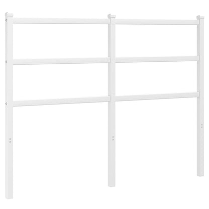 Kovové Čelo Postele Bílé