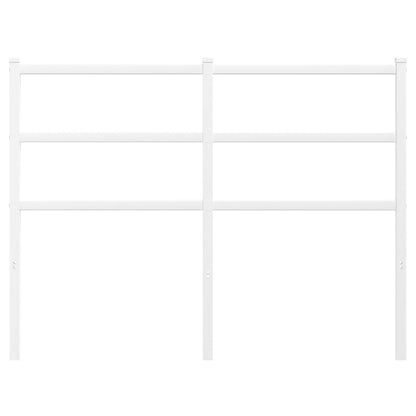 Kovové Čelo Postele Bílé