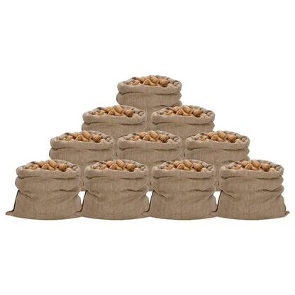 Jutové Pytle 10 Ks 100% Juta 340 G/M²