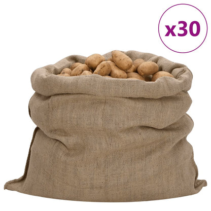 Jutové Pytle 10 Ks 100% Juta 340 G/M²