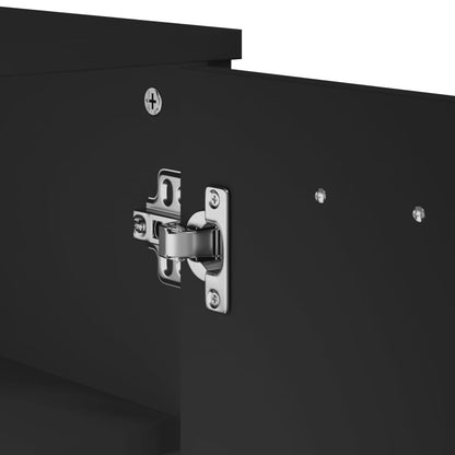 Botník Viken Černý Kompozitní Dřevo