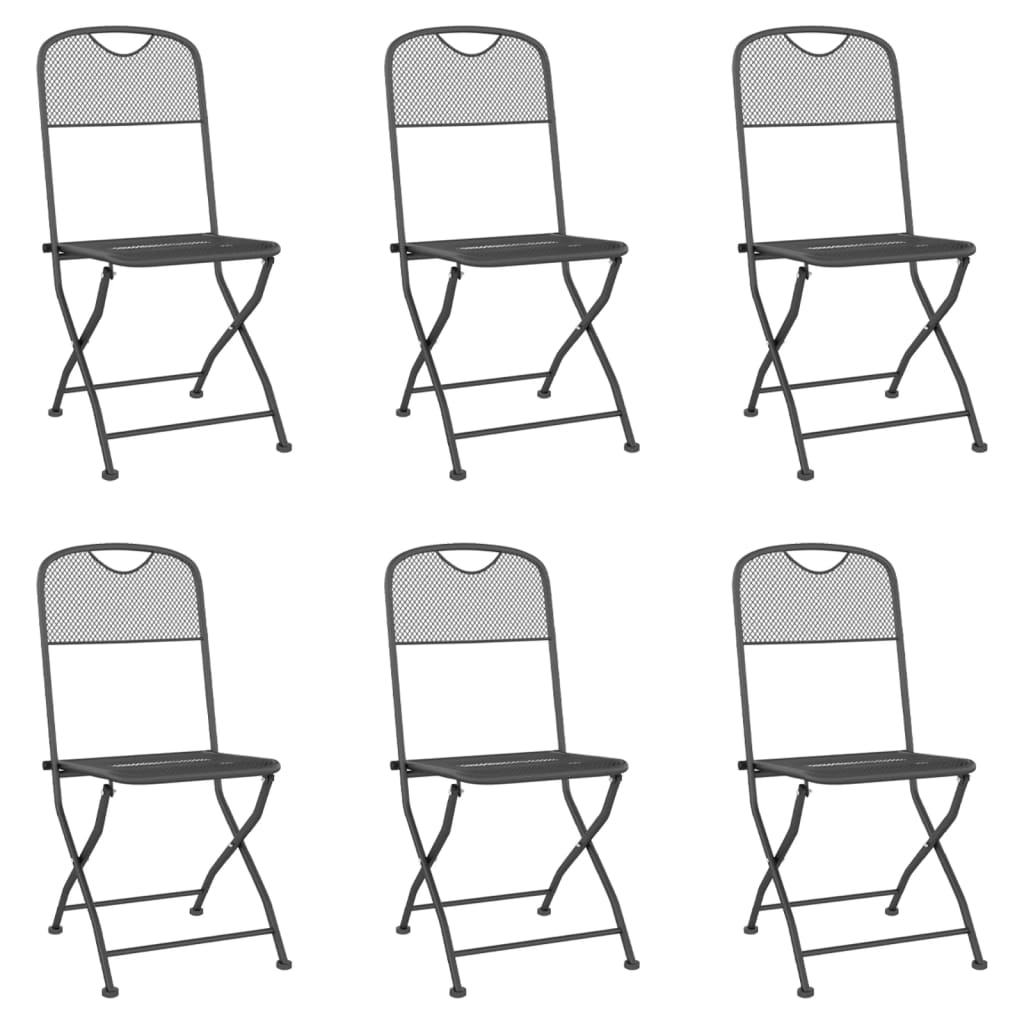 7Dílný Zahradní Jídelní Set Antracitový Tahokov