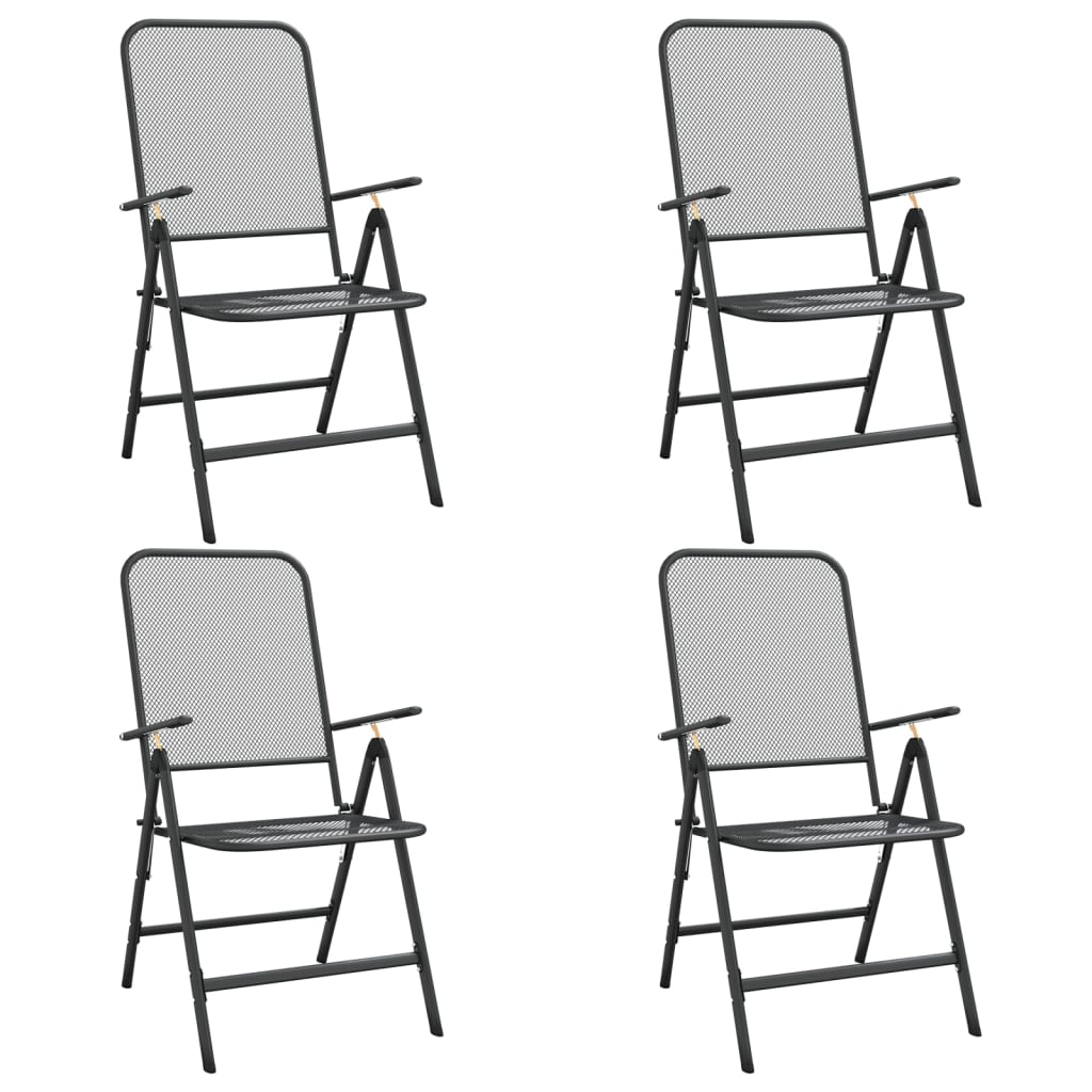 5Dílný Zahradní Jídelní Set Antracitový Tahokov