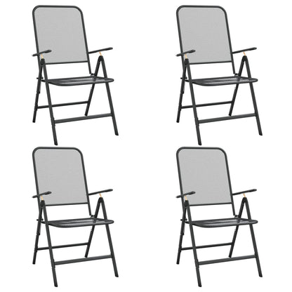 5Dílný Zahradní Jídelní Set Antracitový Tahokov