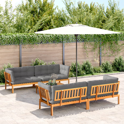 5Dílná Zahradní Paletová Sedací Souprava Podušky Masivní Akácie Šedá