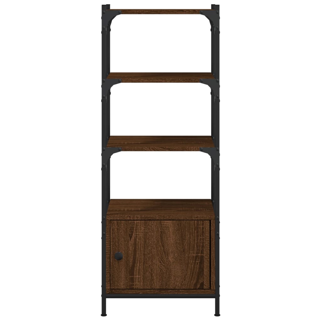 Knihovna Se 3 Policemi 41 X 30 X 109,5 Cm Kompozit