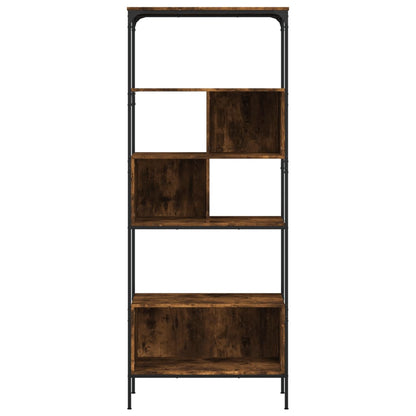 Knihovna S 5 Policemi 76 X 33 X 188,5 Cm Kompozit