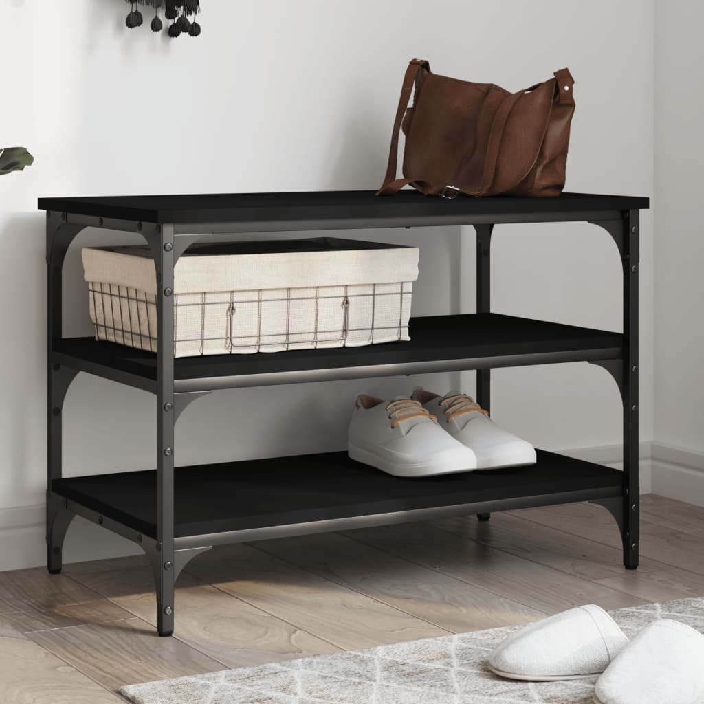 Lavice S Botníkem 70 X 38,5 X 49 Cm Kompozitní Dřevo