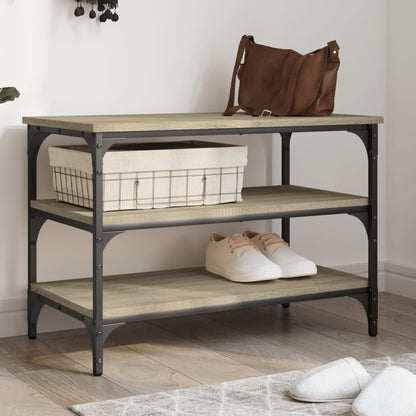 Lavice S Botníkem 70 X 38,5 X 49 Cm Kompozitní Dřevo