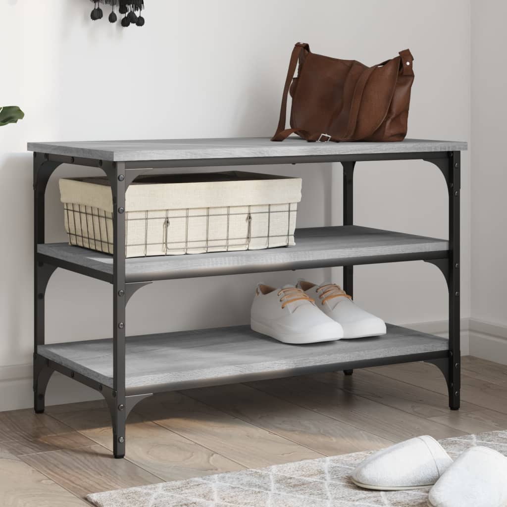 Lavice S Botníkem 70 X 38,5 X 49 Cm Kompozitní Dřevo
