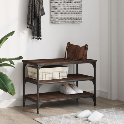 Lavice S Botníkem 70 X 38,5 X 49 Cm Kompozitní Dřevo