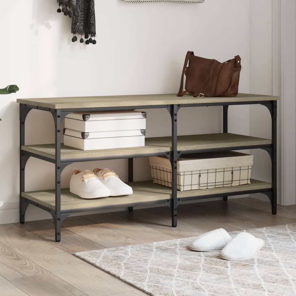 Lavice S Botníkem 70 X 38,5 X 49 Cm Kompozitní Dřevo