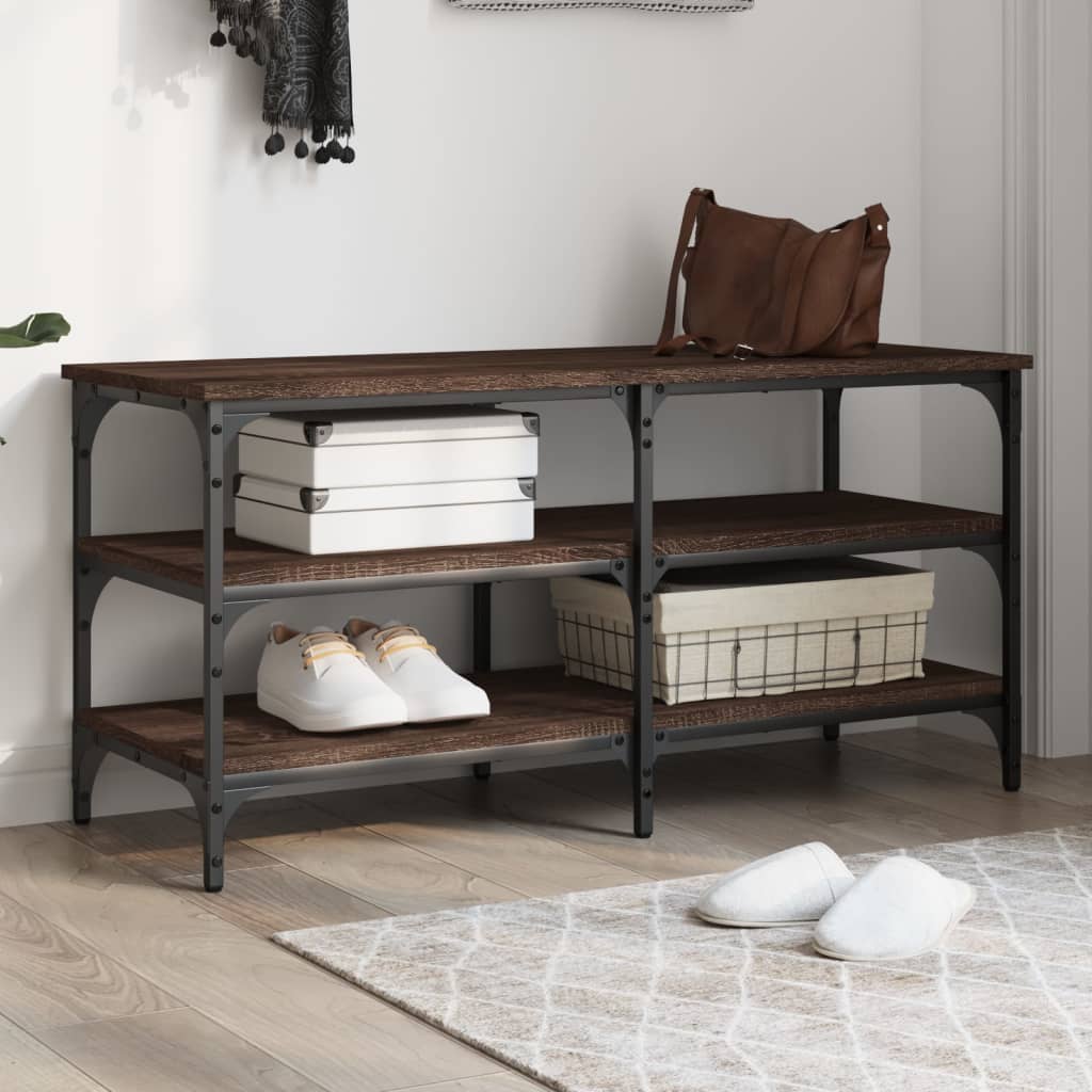 Lavice S Botníkem 70 X 38,5 X 49 Cm Kompozitní Dřevo