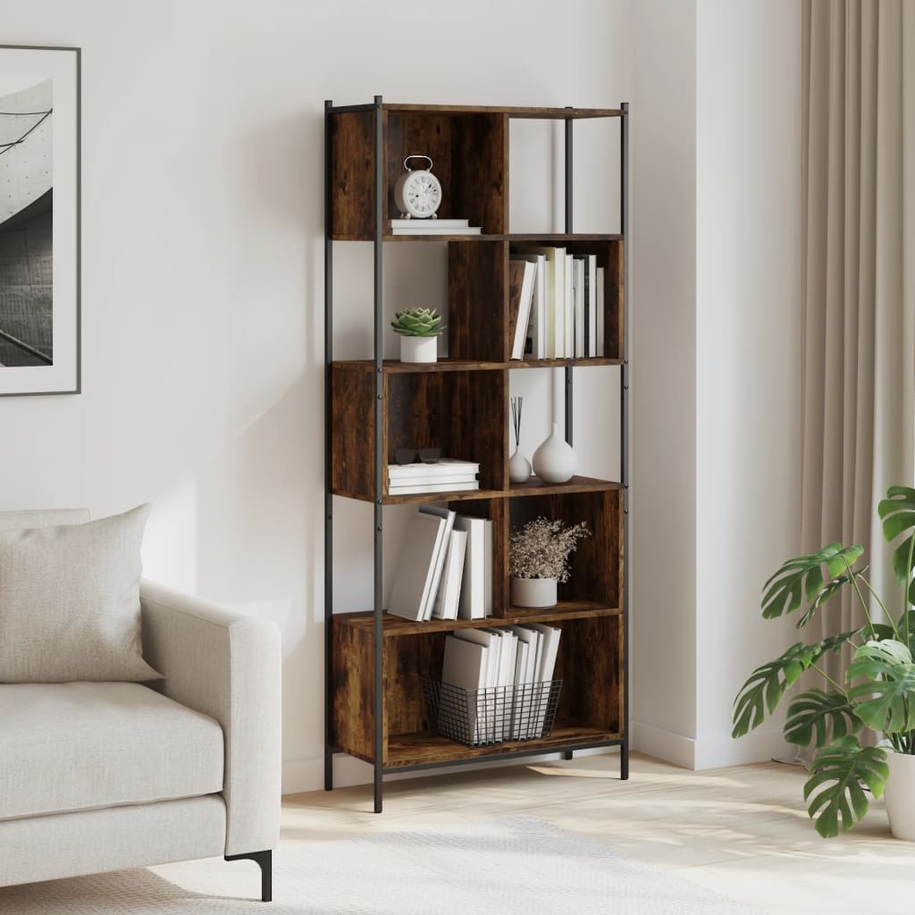 Knihovna 72 X 28 X 172 Cm Kompozitní Dřevo
