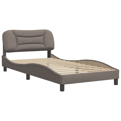 Rám Postele Bez Matrace Hvar Taupe 100 X 200 Cm Textil