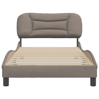 Rám Postele Bez Matrace Hvar Taupe 100 X 200 Cm Textil