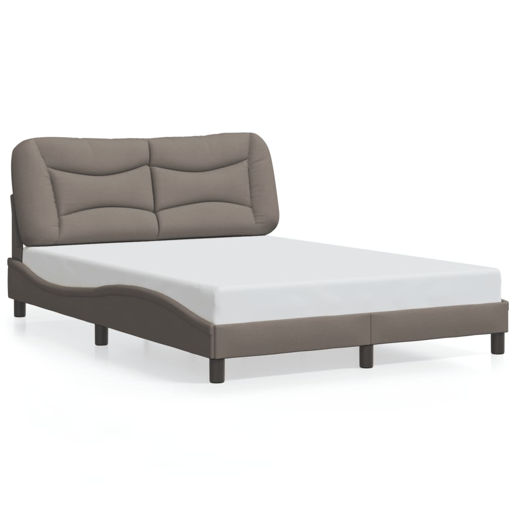 Rám Postele Bez Matrace Hvar Taupe 120 X 200 Cm Textil