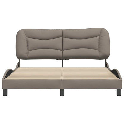 Rám Postele Bez Matrace Hvar Taupe 160 X 200 Cm Textil