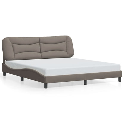 Rám Postele Bez Matrace Hvar Taupe 180 X 200 Cm Textil